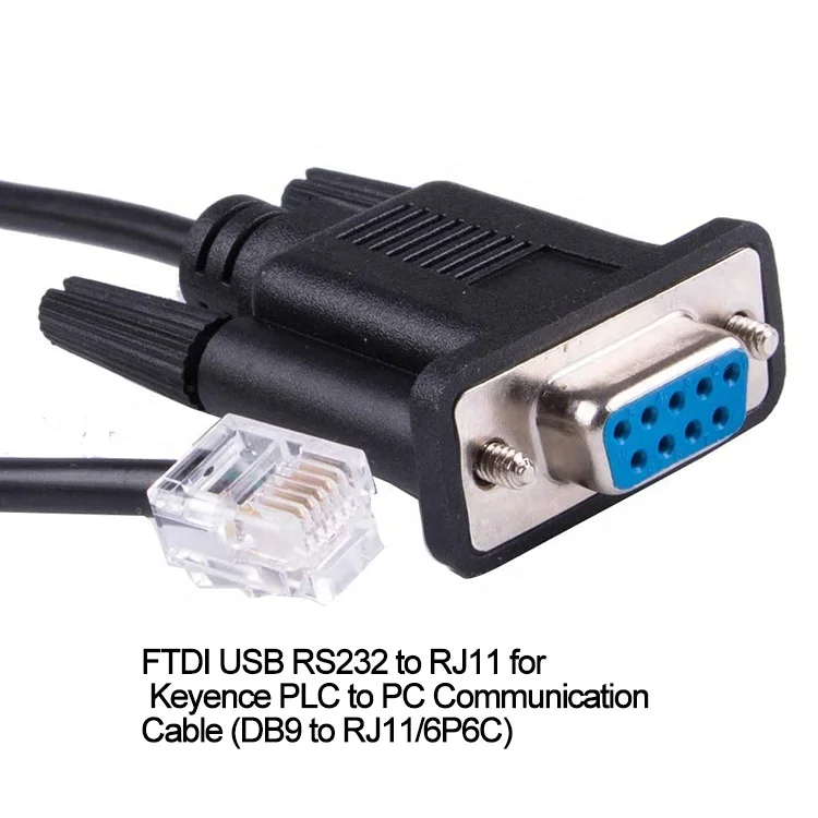 D-sub Db9 Rj12 Port Rs 232 Ftdi Usb Rs232 To Rj11 Adapter Cable - Buy ...