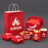 Burger paper bag