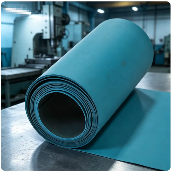 TEBAK CNC MACHINE SOFT BELT Sheet Blue Lathe Repair 1.2mm 1.0mm 1.5mm 2.0mm 2.5mm Soft Belt PTFE with Glue