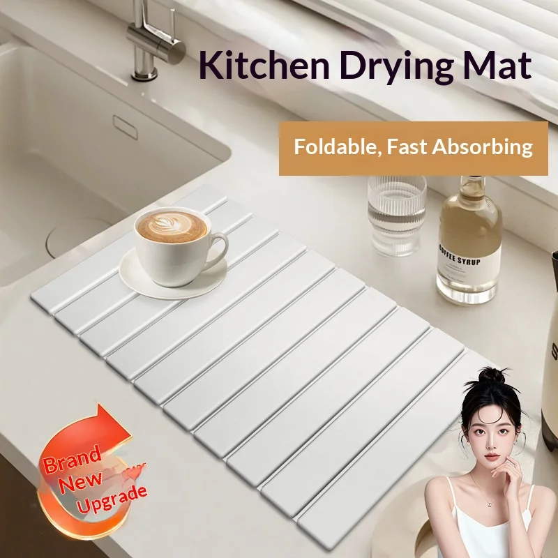 Folding Square Modern Simplicity Absorbent Pad with Other Material for Kitchen Countertop Made in China
