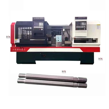 ShanDong Double head CNC Lathe Machine shaft shaft pin rod roll cylinder lathe machine from China