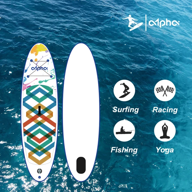 ALPHA Promotion Touring Inflatable Paddle Board  For River Lake Ocean Youth & Adult