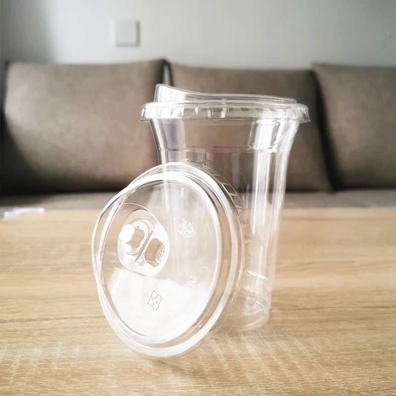 Disposable Plastic Cup with Lid