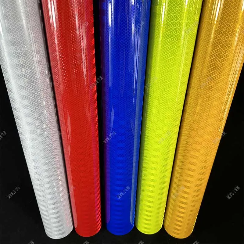 RT-4080 PLUS 1.22mx150ft DG3 White Printable Road Marking Traffic Sign Adhesive Film Microprismatic Reflective Sheeting details