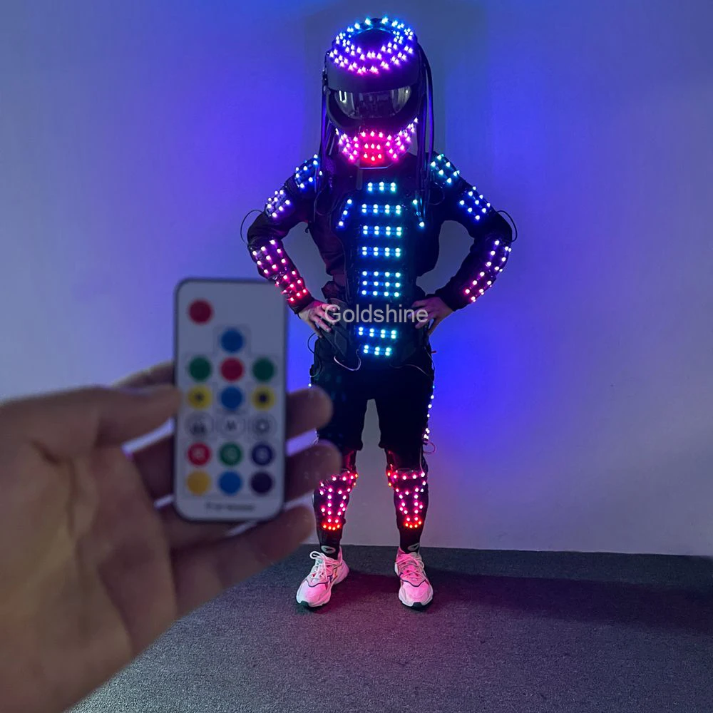 Светодиодный костюм-робот для ночного клуба карнавала