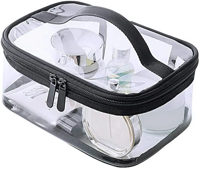 Geantă de Toaletă Portabilă Impermeabilă pentru Calatorii și Afaceri din PVC Transparent
