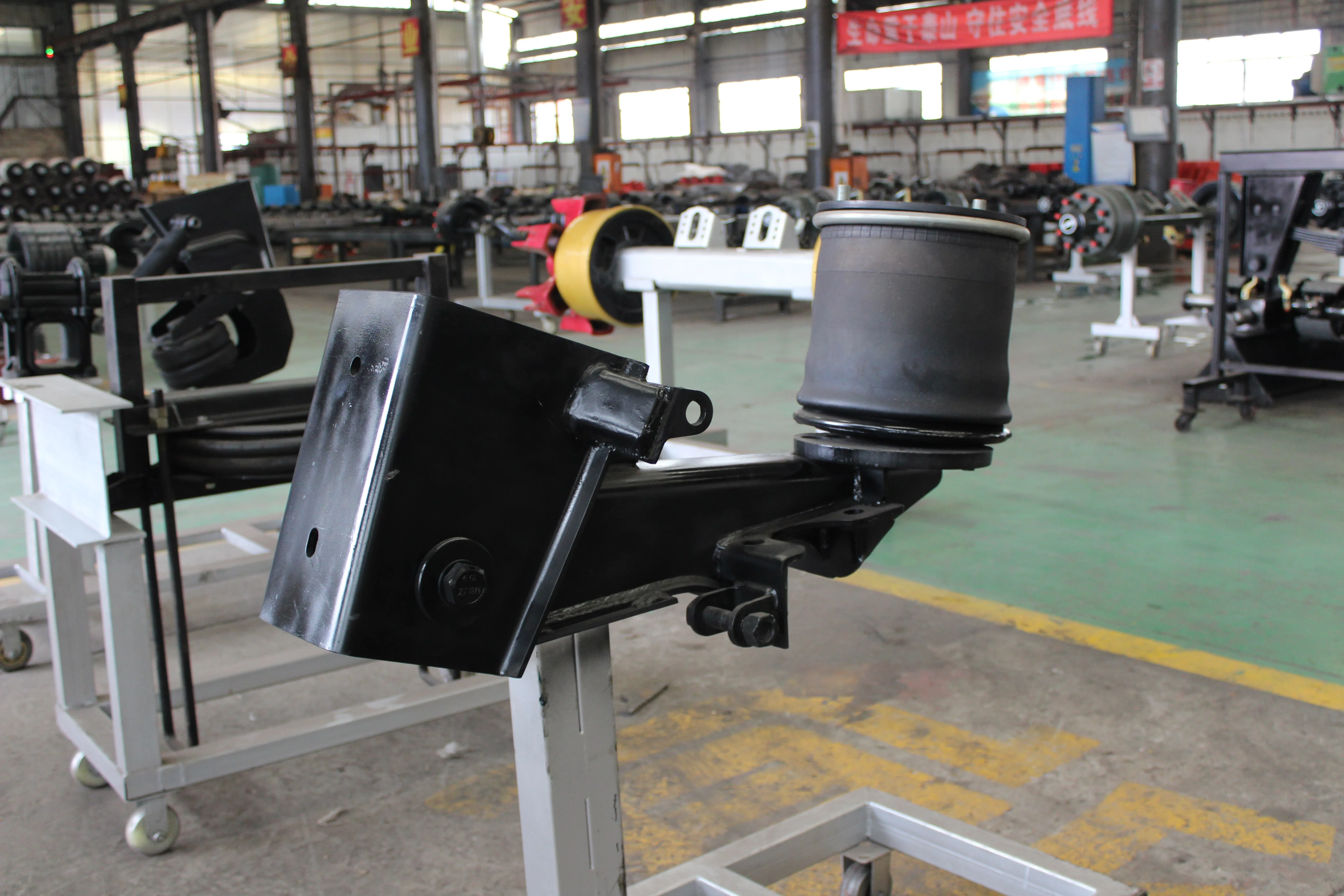 Производство Китай трейлер подъемная ось 30000lbs полуприцеп пневматическая подвеска