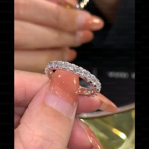 1.29ct Lab-Grown Diamond Ring - 14K/18K White Gold Anniversary Band (IGI Certified Ethical Jewelry)