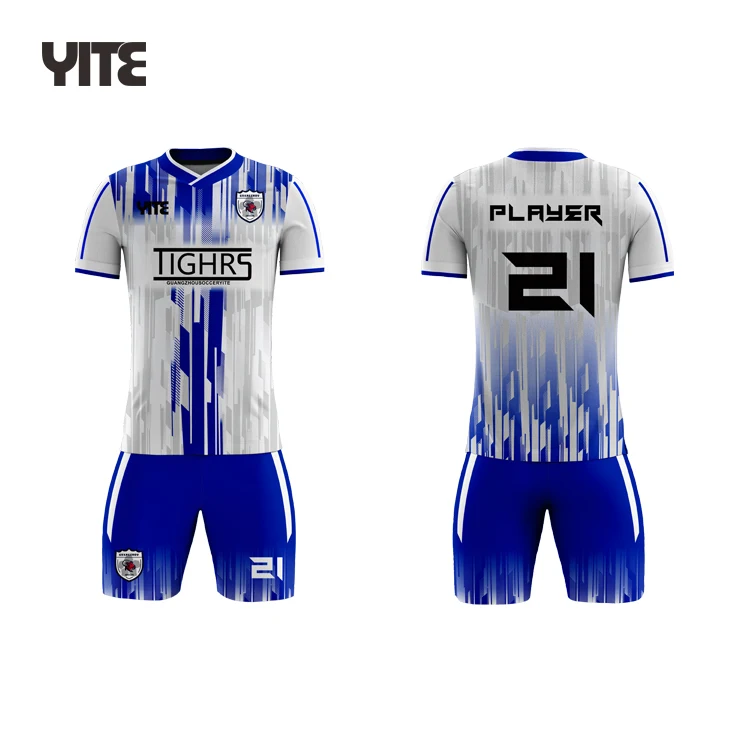 Source 2022/2023 New Design Set of Soccer Jerseys Printing Club Logo  Breathable Quality Quick Dry Men Custom Football Shirt on m.