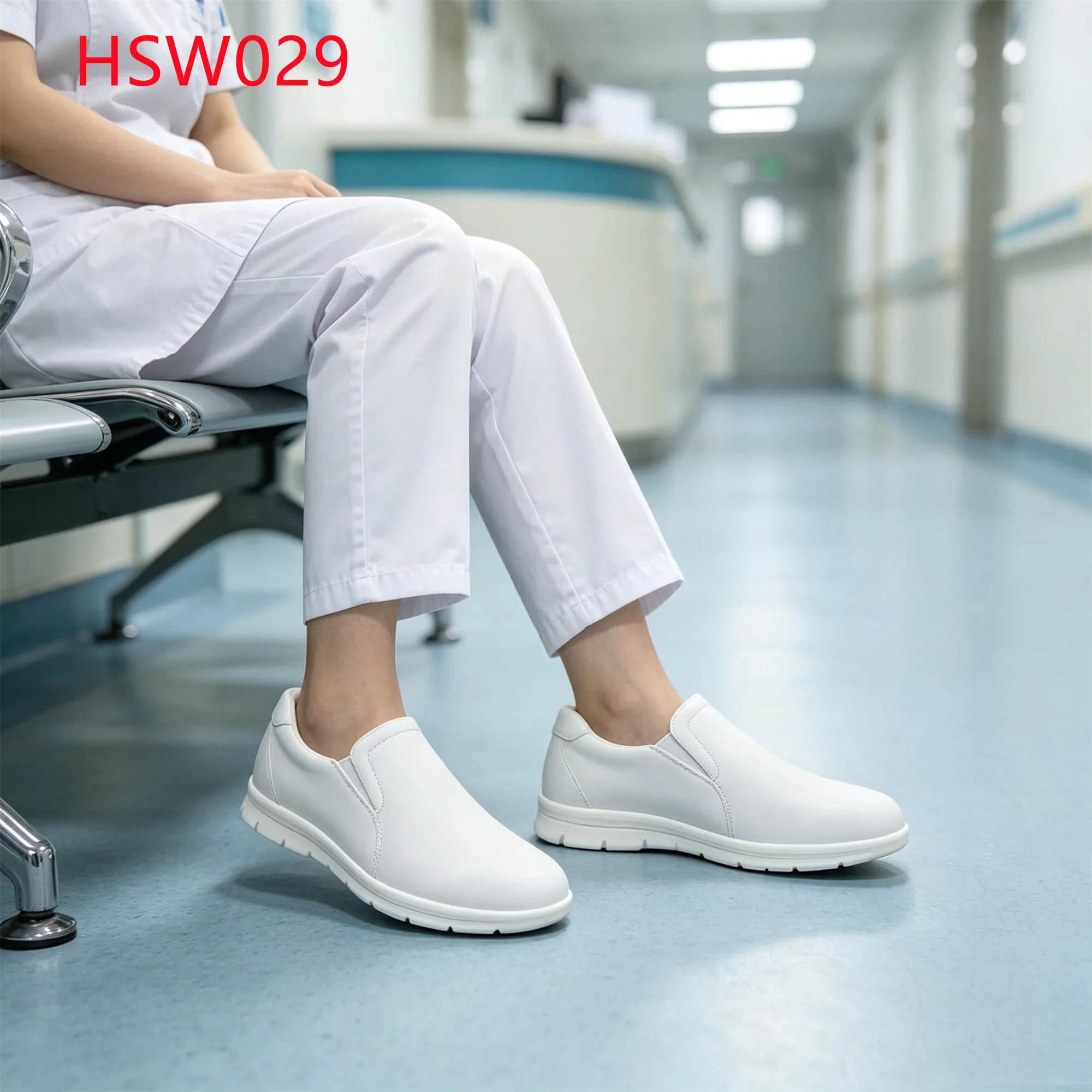 LXG,Clinical Operation Shockproof EVA+rubber Sole Nurse Work Shoes USA Hospital Like Anti-tired ESD White Cleanroom Shoes HSW029
