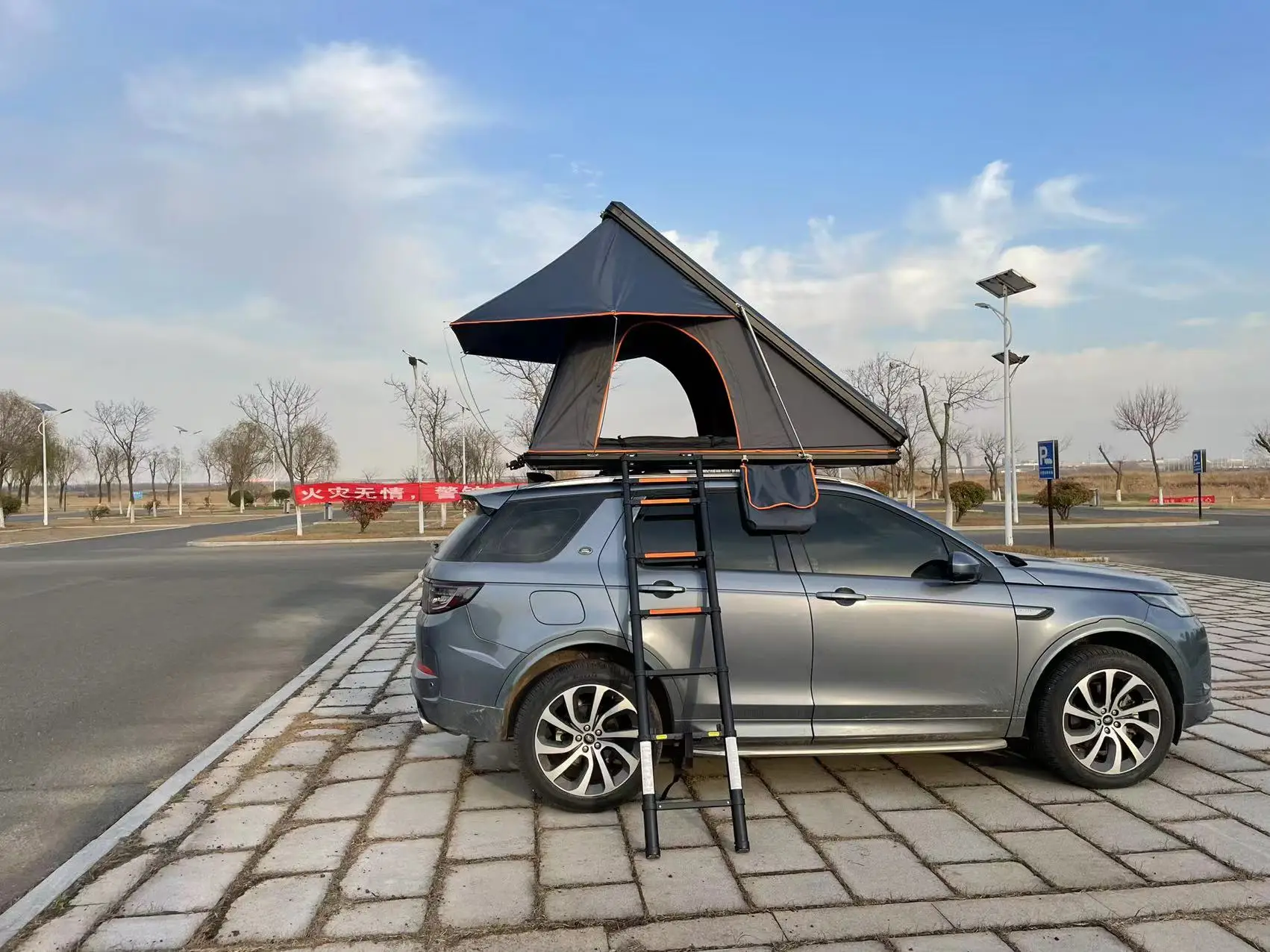 2 People Triangle  Aluminum Hard shell Car  Roof Top Tent   MOT-T600