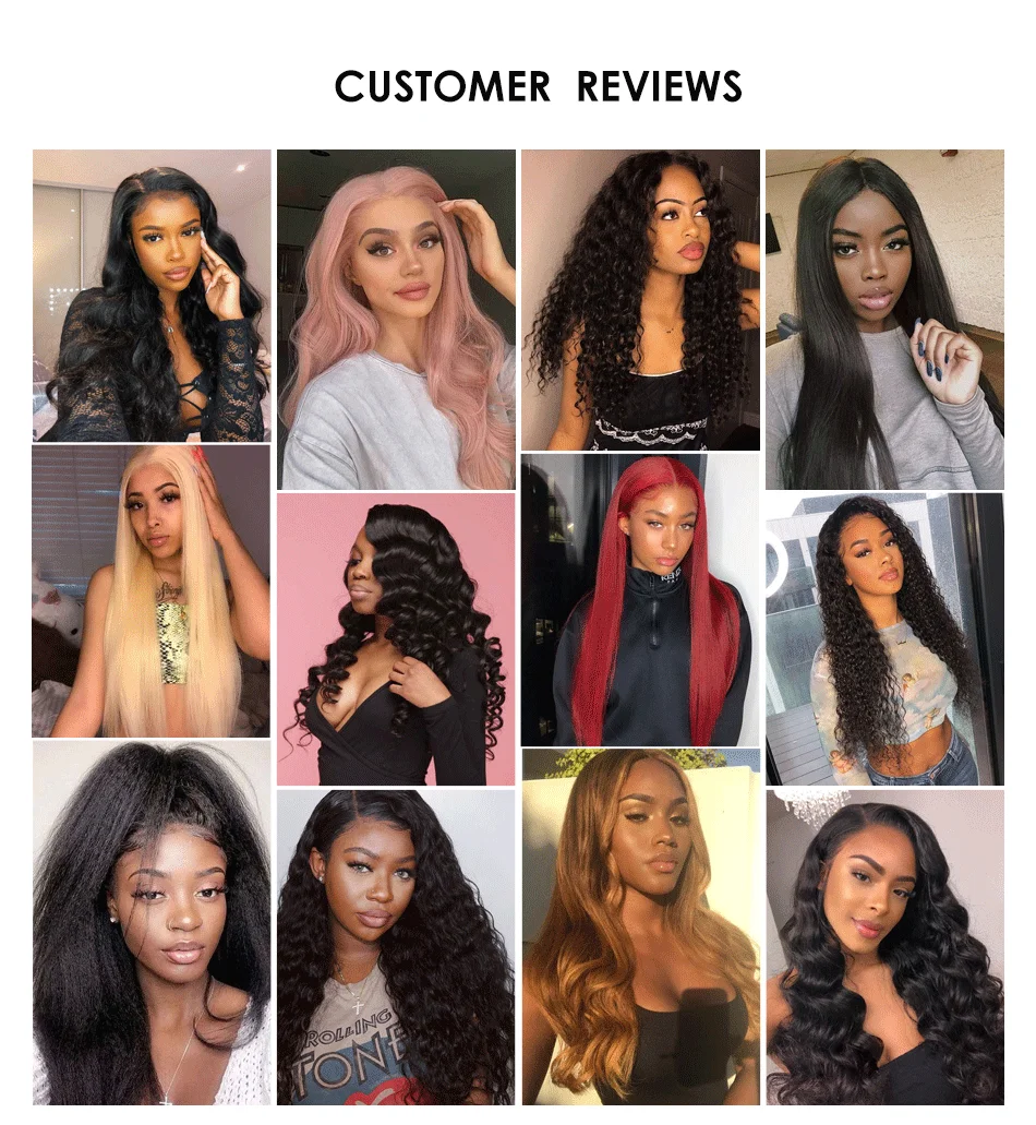 24 Inch Water Wave Wig - Long Length Human Hair Lace Front display picture 2