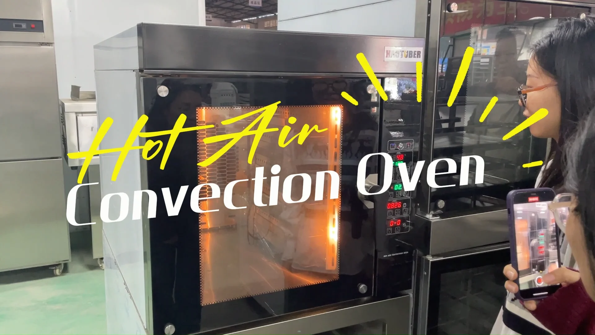 Large Capacity Heat Treatment Convection Oven Commercial Hotels
