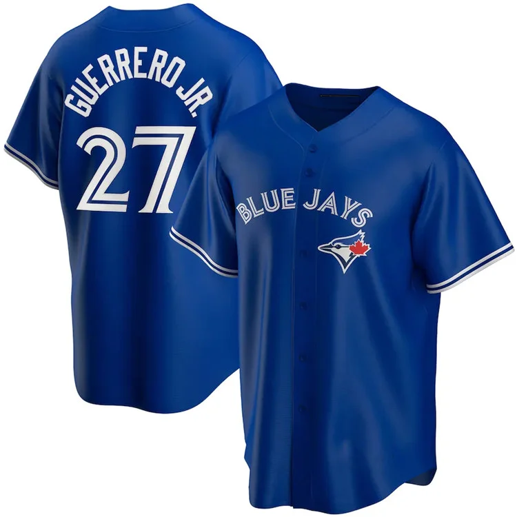 Wholesale Toronto Blue Baseball Jersey Jays 27 Vladimir Guerrero