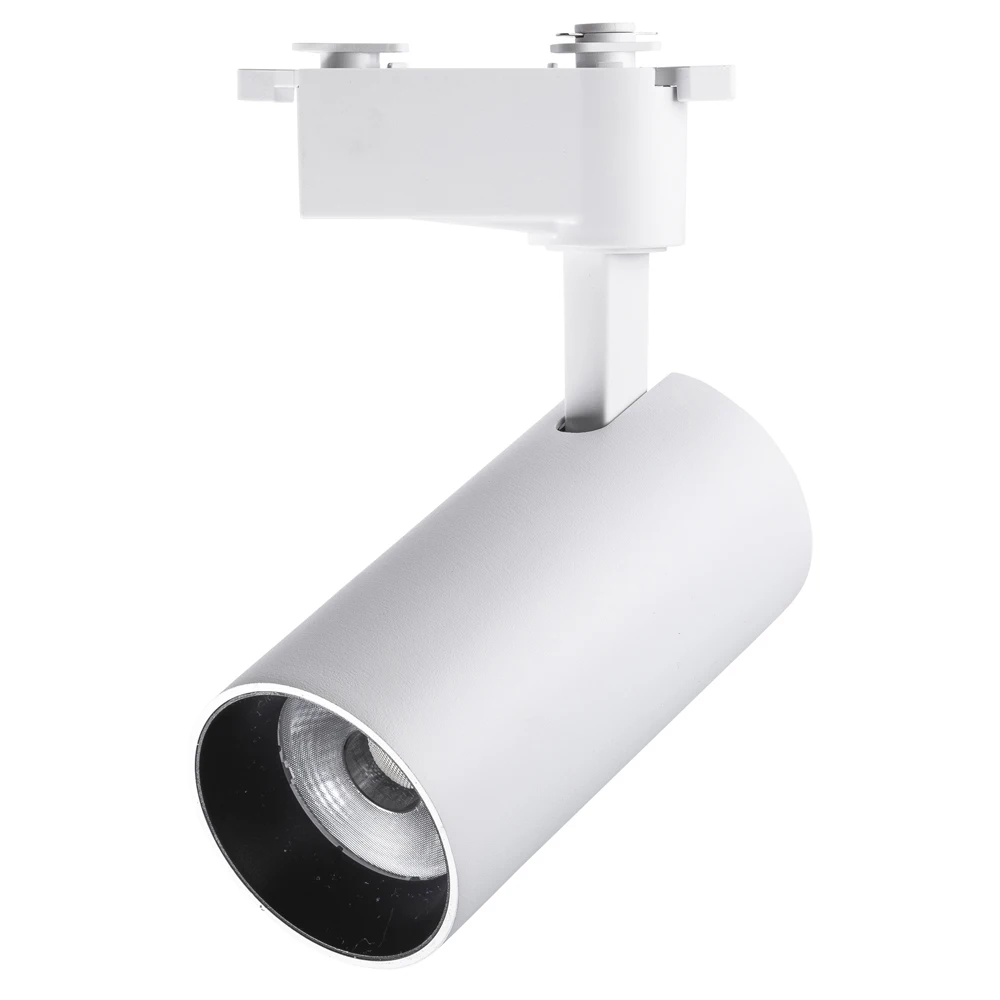 
 Выставочный зал, коммерческий автосалон, светодиодное точечное освещение 15 Вт 25 Вт 30 Вт, рельсовый светодиодный cob свет, led cob рельсовая лампа  