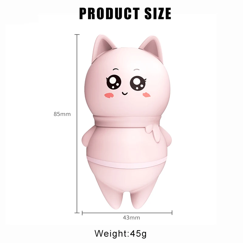Einzigartig gestaltete kleine Katzen form Klitoris saugen Vibrator  Sexspielzeug speziell für Frauen