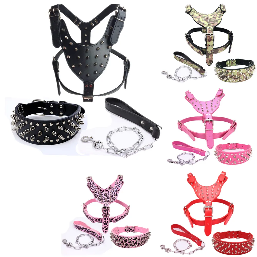 punk rock dog harness