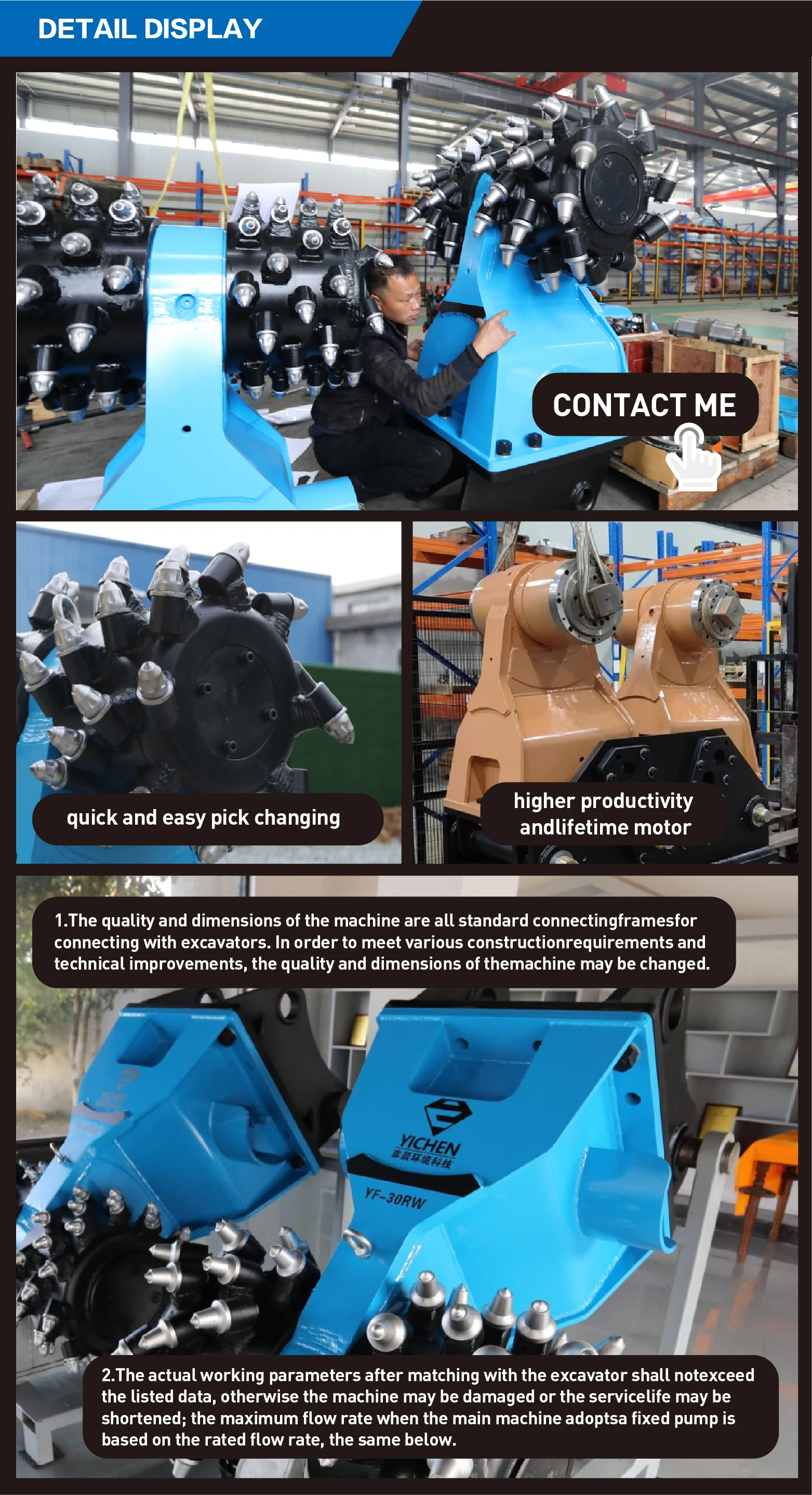 YF-15RW Innovation Anti-Acid High-tech Low Noise Mining Hydraulic Brush Cutter Hydraulic Rotsry Cutter for Excavator manufacture