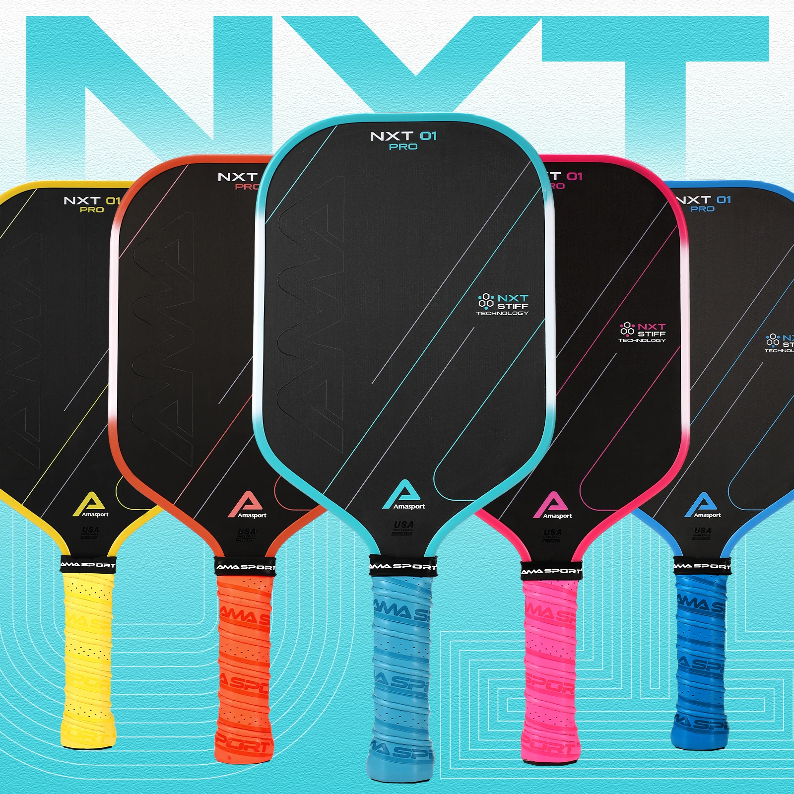 2024 AMASPORT NXT 01 PRO Pickleball Paddle - Superior
