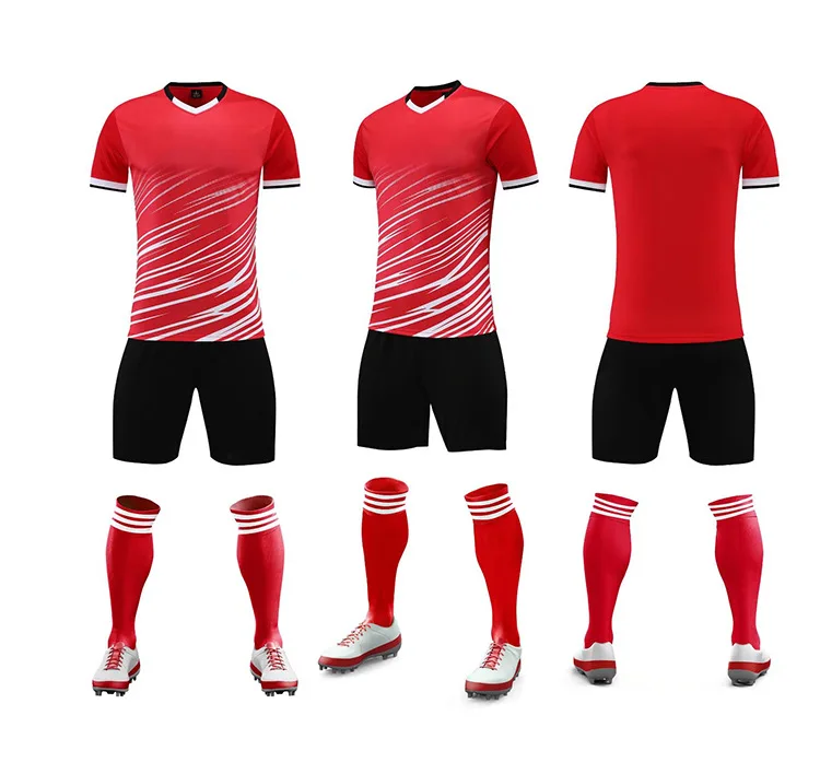 Blank Sublimation Soccer Jersey Set Custom Football Jersey Sets Men ...