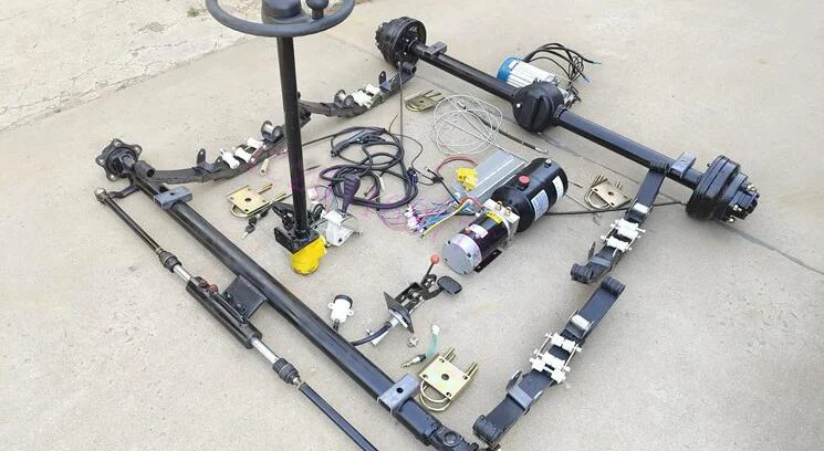 17 Teeth Spline 3500 Kg Electric Rickshaw Parts Drive Kit