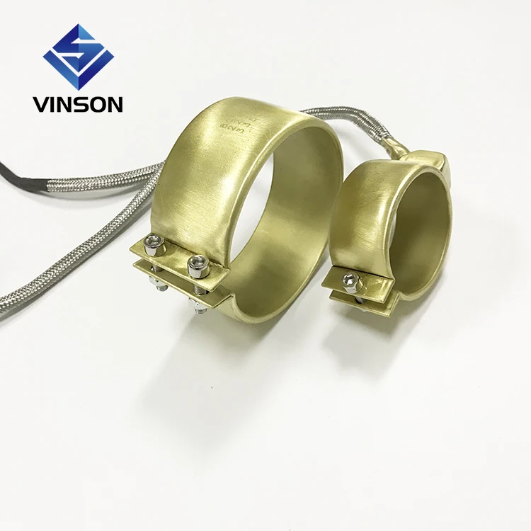 バンドヒーター ロングノズルタイプ 内径 φmm 60 巾 mm 100 容量 W 500 BH6010050 BH6008060 バンドヒーター ロングノズルタイプ 中日本ヒーター 容量