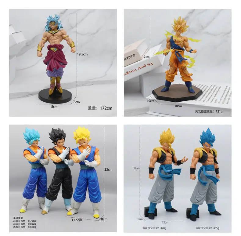 ホットセールドラゴンボールアクションフィギュア孫悟空