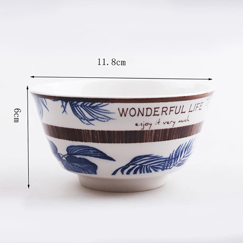 Spot wholesale porcelain dinnerware blue and white porcelain special-shaped bowls letter bowl