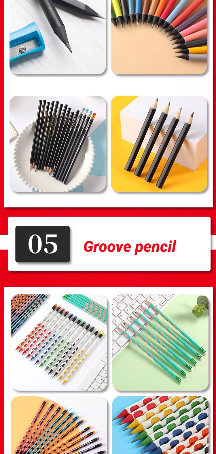 Promotion business office gift custom logo printed custom hb pencils with eraser green pencils pencil pink