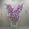 Support de roue universel violet blanc-papillon floral