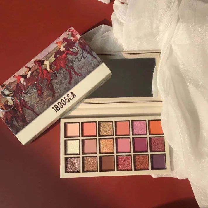 
 Customized private label high pigmented eye shadow Wholesale make your own eyeshadow palette 18 Colors DIY Eyeshadow Palette  