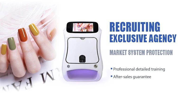 SUNWIN Nail Printer Finger DIY Print Art WIFI Automatic 3D Art Designs Finger Nails Printing Machine for Salon Use