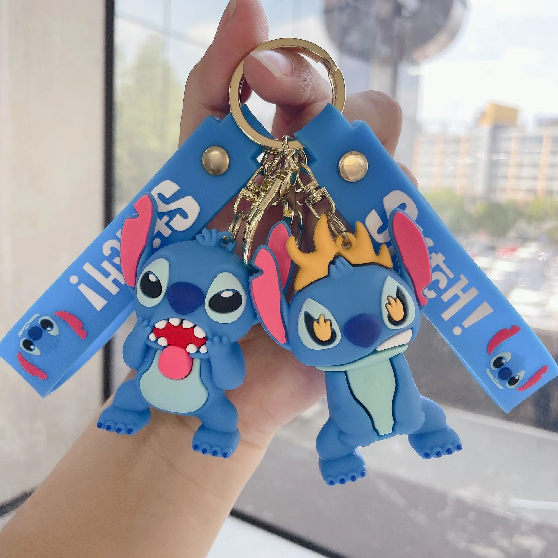 Wholesale Lilo & Stitch 3D Soft PVC Rubber Keychain – Anime Accessories for  Comic Fans, Ideal for Promotions and Gifting