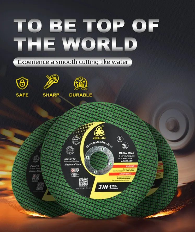 Green Cut off Wheel - Efficient Stainless Steel Cutting