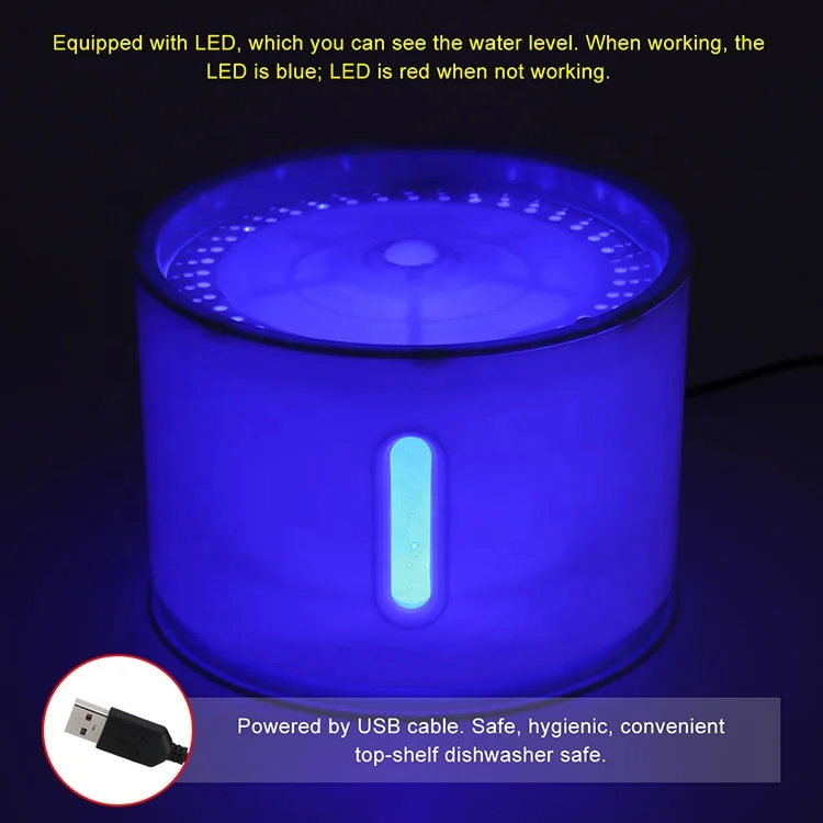 Оптовая продажа силиконовая миска для домашних животных Диспенсер воды автоматический питьевой фонтан собак и кошек