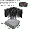 M03:53mm 32-PP CD Case Ring Binder Black