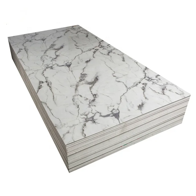 High Quality White Marble Wall Panel for Interior Turkey Mugla White Marble Slab PVC Plastic Board