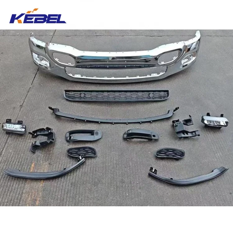 KEBEL Auto Bumper Assembly Good Quality Car Front Bumper Kit for Dodge Ram 1500 2019 2020 2021 2022