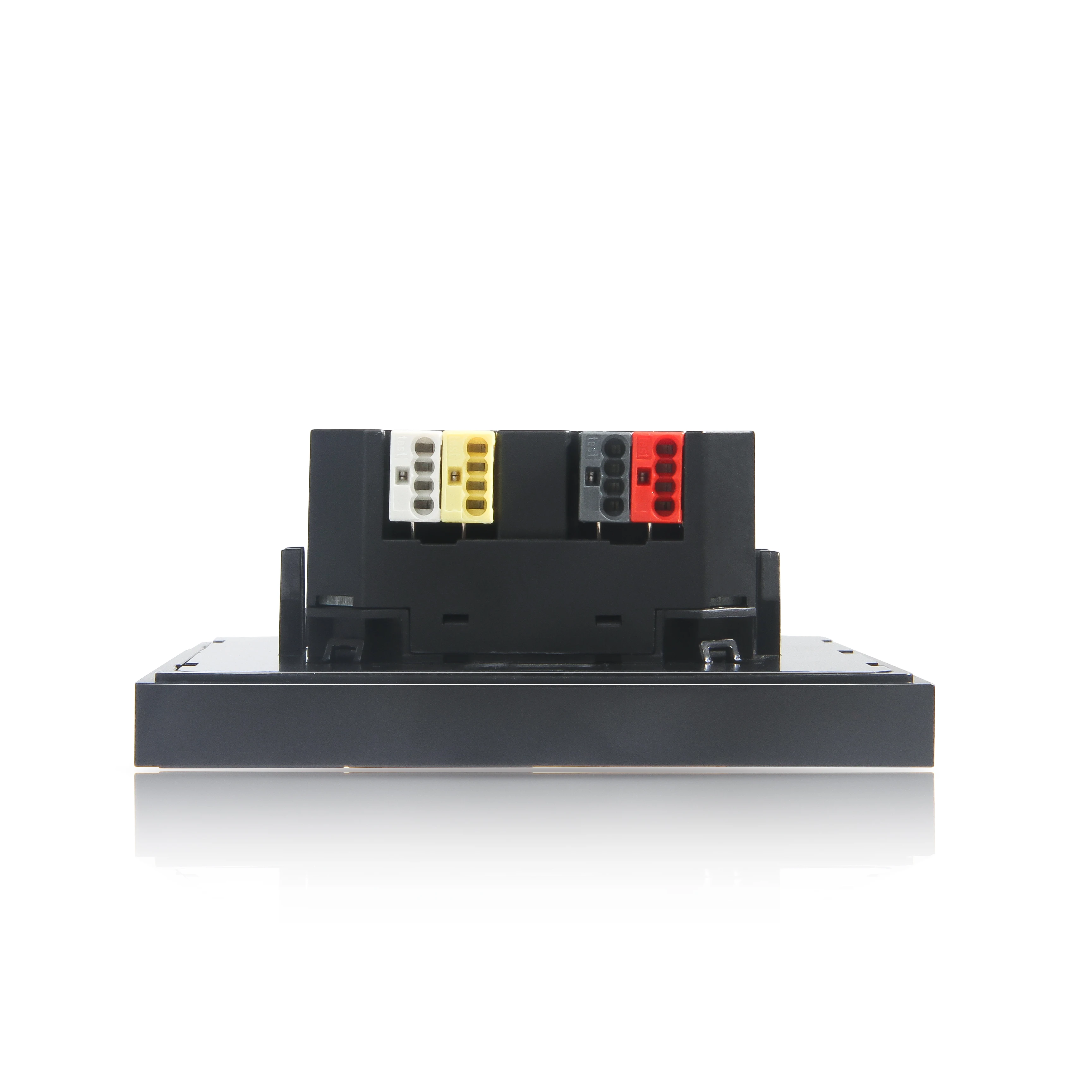 KNX Smart Automation System Smart Home Hotel Wall Switch Intelligent Silver 8 Push Button Panel