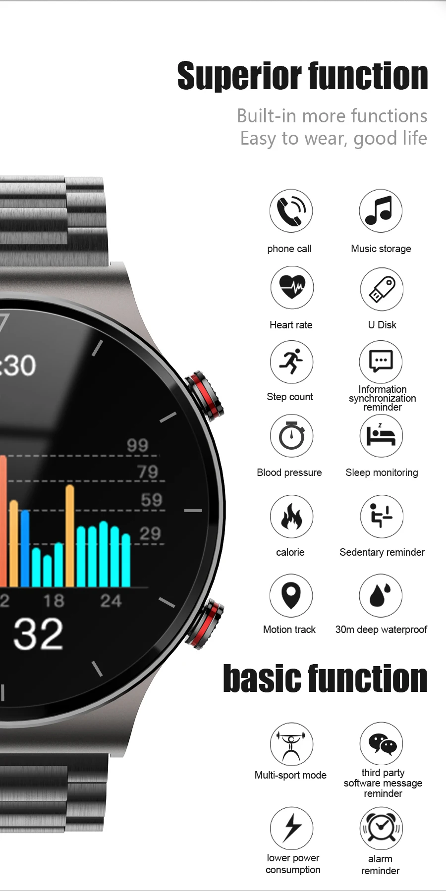 Fitness Tracker I19 Smartwatch Local Music Player Blood Pressure Oxygen  Heart Rate Monitor Smart Watch Sportsman's Choice - Buy Watches With Heart  Monitor,Ip67 Waterproof,Answer And Make Call Product on Alibaba.com
