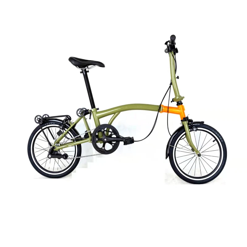 EWIG Hot Sale Foldable Bike New Arrival 6 Speed 16 Inch Carbon Steel Folding Bike Bicycle