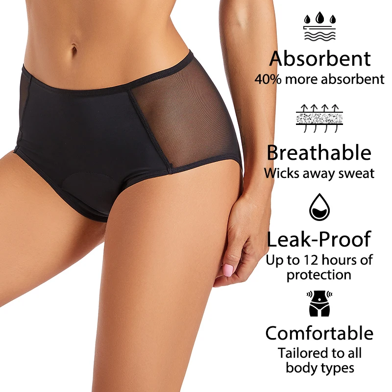 High Quality Woman Period Underwear Elastic