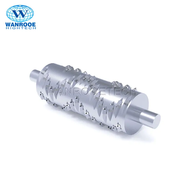 Recycling Plastic Waste Single Shaft Shredder Blade Knife