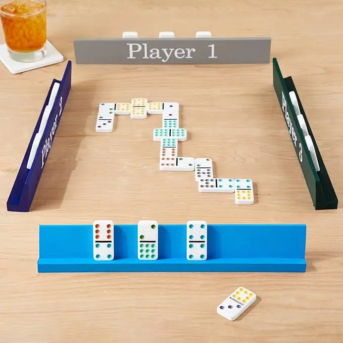 Wooden Domino Racks - Premium Holders for Game Organizers