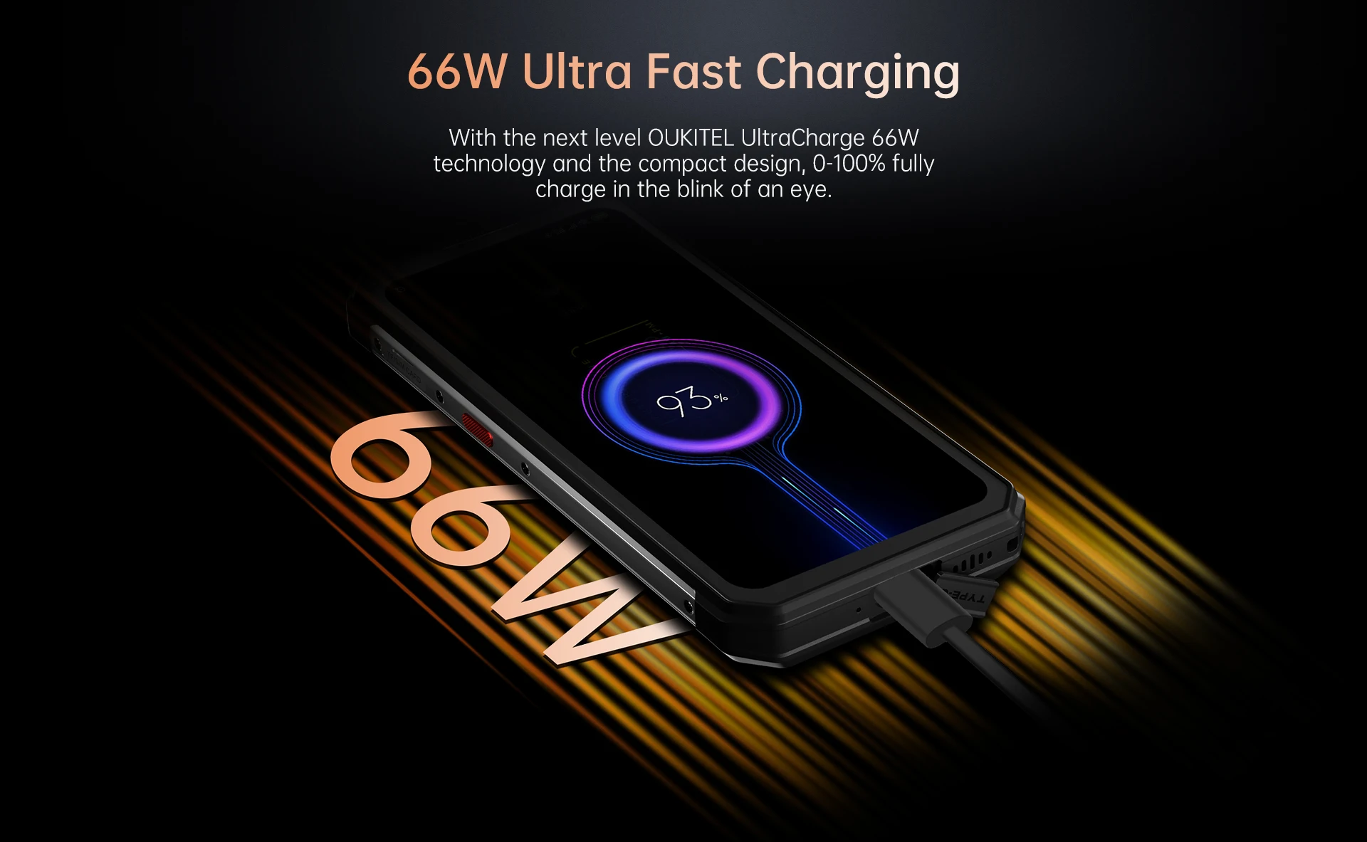 Original Oukitel WP21 Rugged global version Smartphone Cell Phone Mobile Phone 9800mAh 12GB+256GB 64M Camera 66W 120Hz Helio G99