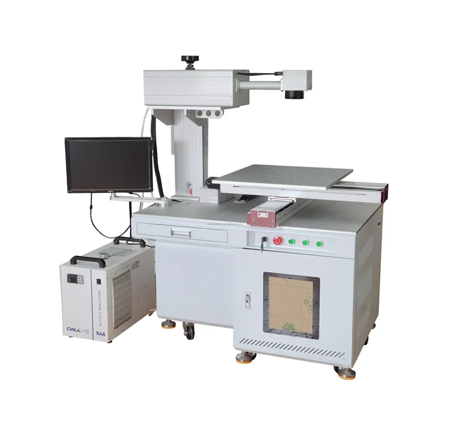 Cheap UV Keyboard Laser Marking Machine 5W JPT Laser Source Home Use for Metal by Supplier Supports AI DXF DST Formats