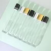10ml transparent cylindrical bottle with a slender body
