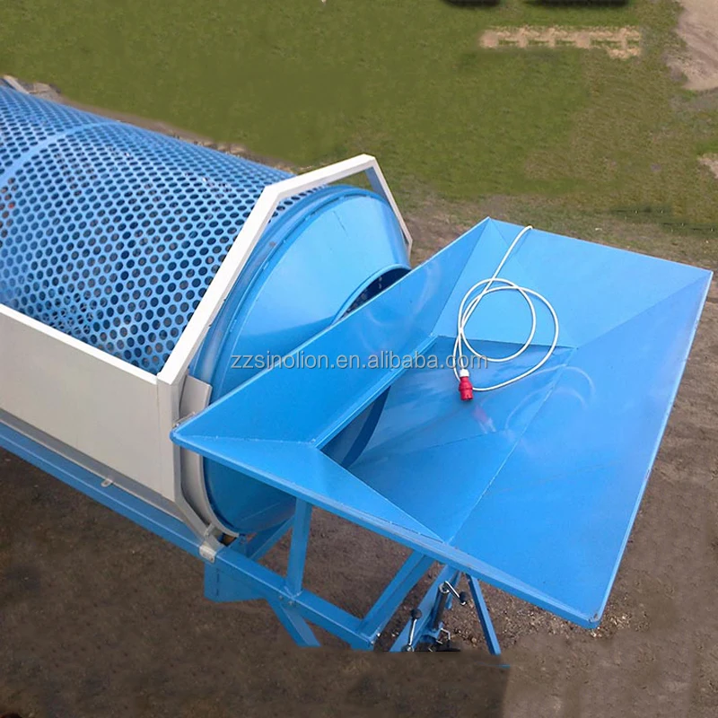 Передвижной компостный троммер для почвы, сито для органических удобрений по заводской цене