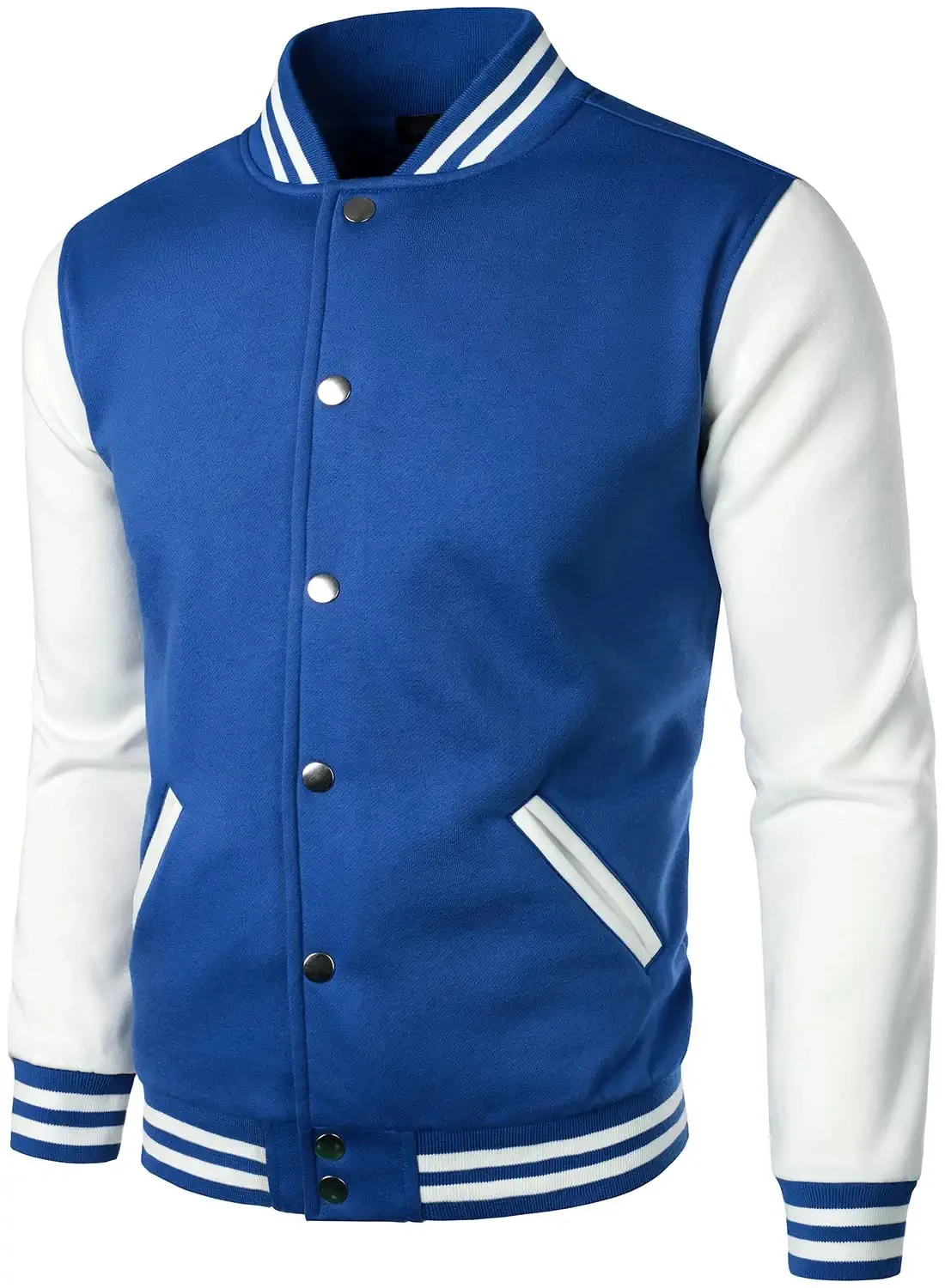 Design Baseball letterman Long Sleeves Unisex Sports Wear Sweatshirt Varsity Jacket mens_voghion.com