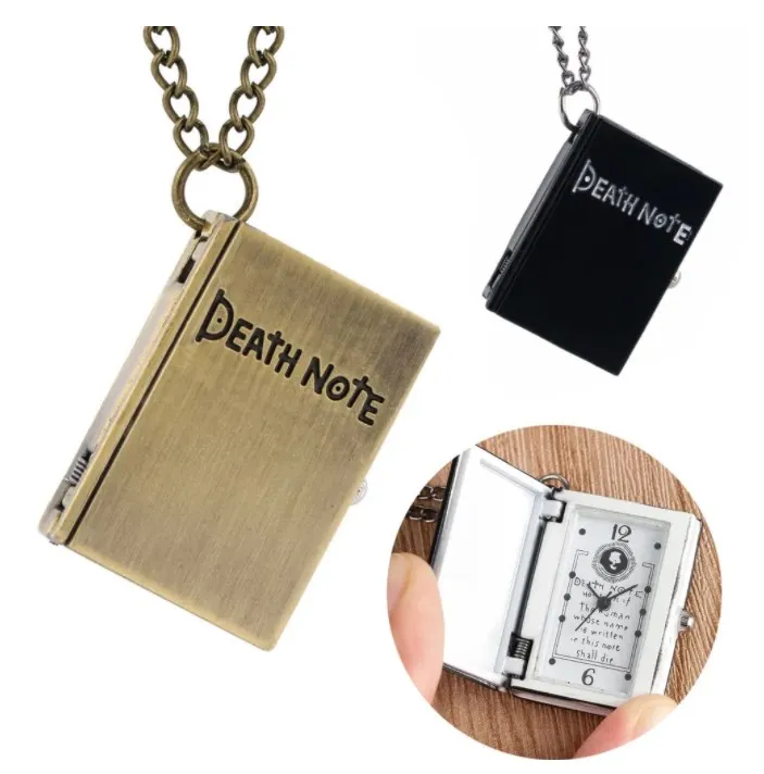 Death Note Theme Quartz Necklace - Vintage Pendant Clock